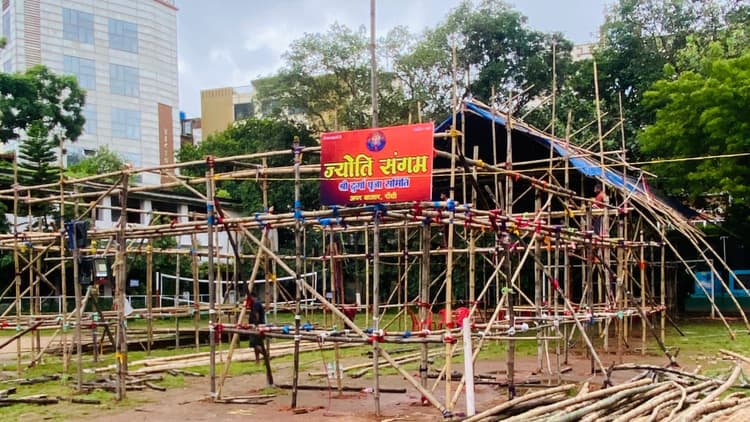 Ranchi News : पंडाल में होगी सूप और बांस की कलाकृतियां