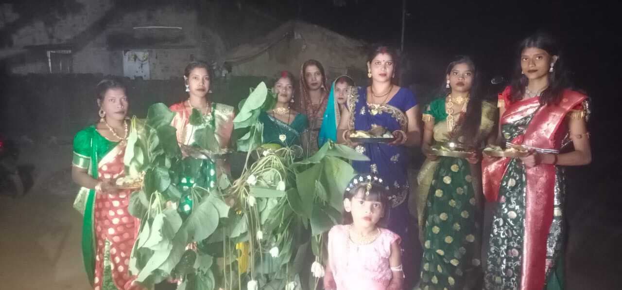 पारंपरिक रीति-रिवाज से मना करमा पर्व