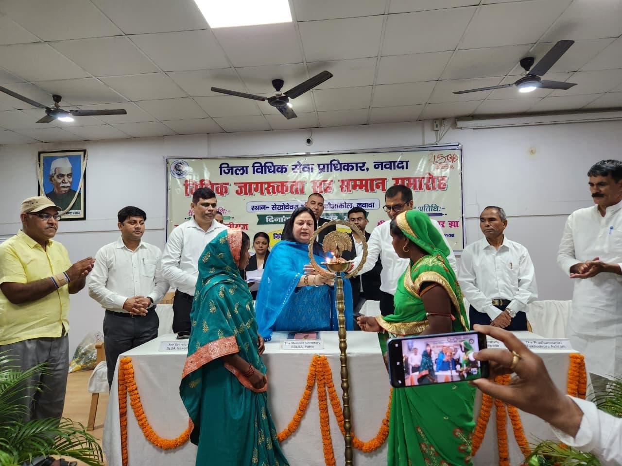 कौआकोल जेपी आश्रम में किसान गोष्ठी आयोजित