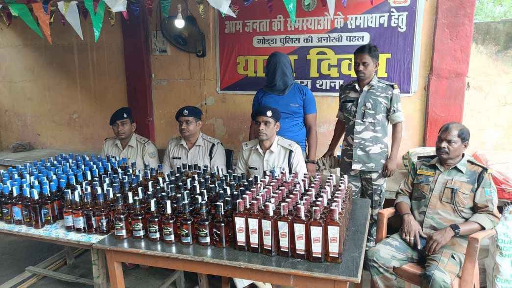 हनवारा पुलिस ने बिहार भेजी जा रही शराब की खेप पकड़ी
