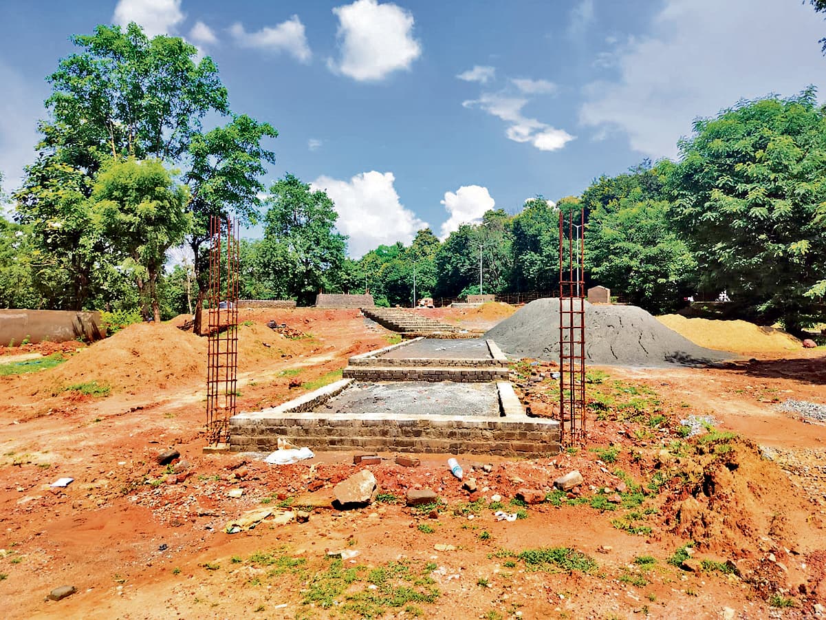 Rourkela News: शहर में 80 लाख रुपये की लागत से बन रहा है स्वाधीनता सेनानी वीर सुरेंद्र साय पार्क