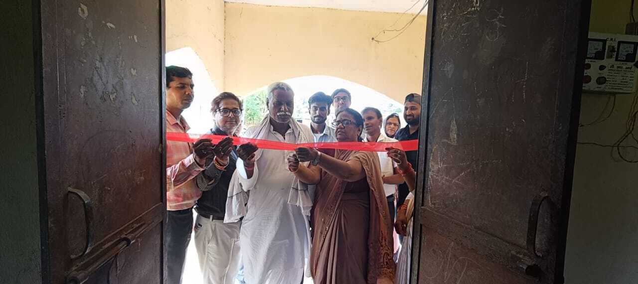 दुर्गावती के दो गांवों में नये उपस्वास्थ्य केंद्र का हुआ उद्घाटन