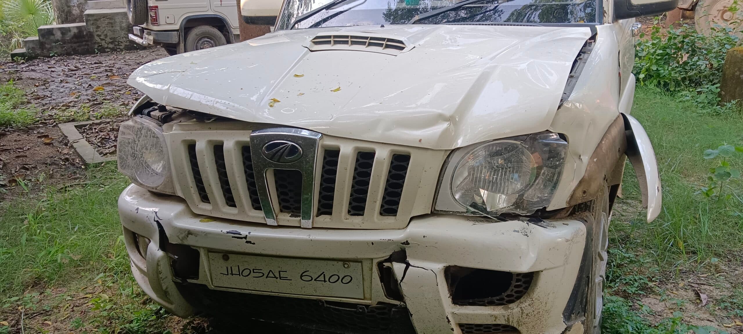 सदर डीएसपी के वाहन में स्कॉर्पियो ने मारी टक्कर, डीएसपी समेत पांच घायल