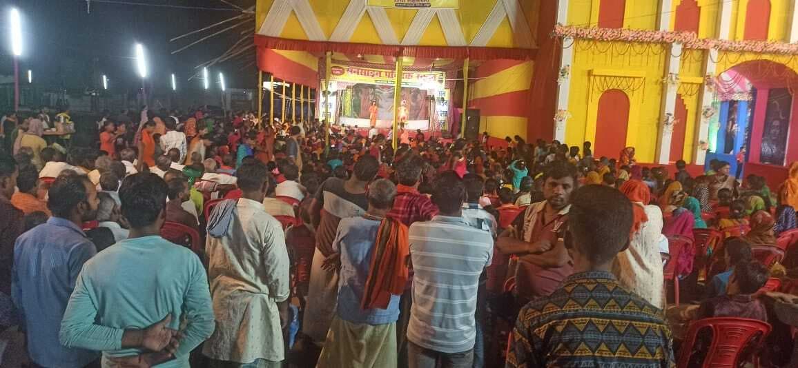 रामलीला के आठवें दिन दर्शकों की उमड़ी भीड़