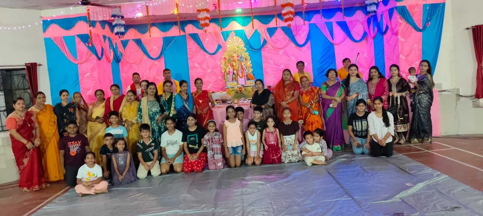 भगवान गणेश की प्रतिमा का हुआ विसर्जन