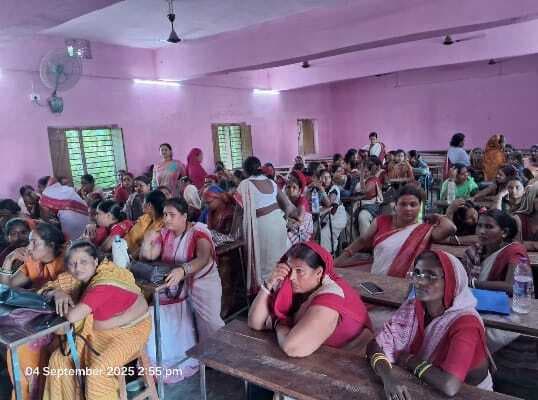 Samastipur News:सेविका व सहायिका की बैठक में प्रदर्शन पर हुई चर्चा