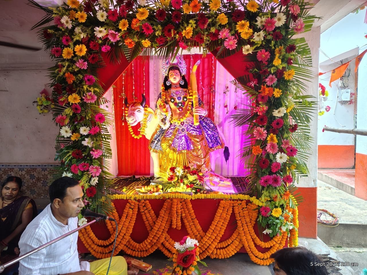 ब्याहुत समाज ने की कुलदेवता भगवान बलभद्र की पूजा