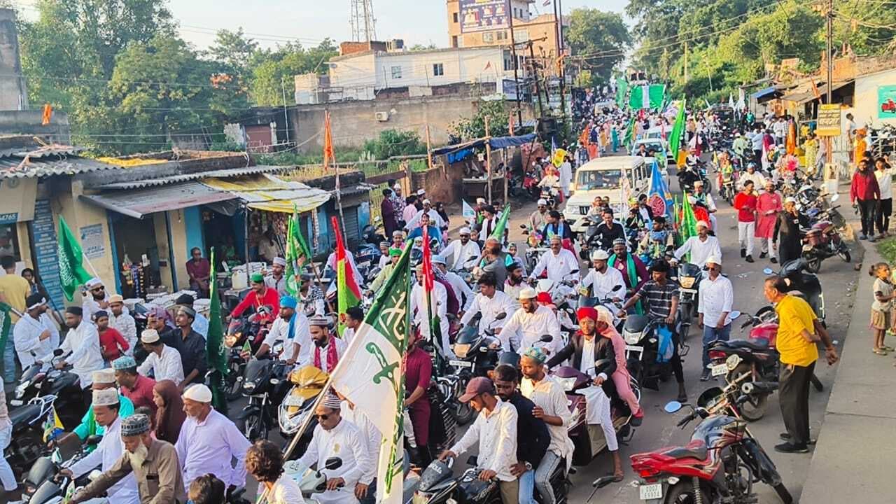 खलारी कोयलांचल में निकला जुलूस-ए-मोहम्मदी