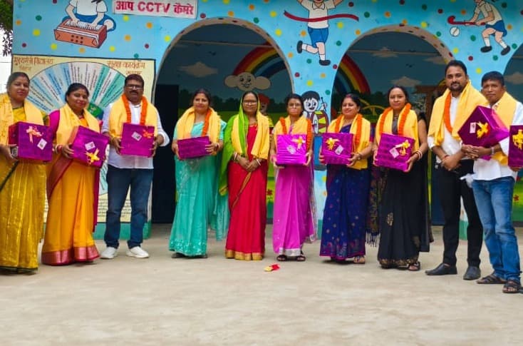 शिक्षक दिवस पर बच्चों ने दी मनमोहक प्रस्तुति