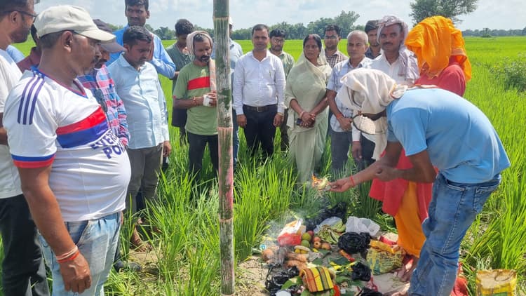 समदा में पावर सब-स्टेशन का शिलान्यास, चार पंचायतों को मिलेगा नियमित बिजली आपूर्ति का लाभ