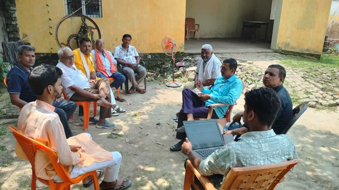थावे में भाजपा कार्यकर्ताओं की बैठक में बूथ सशक्तीकरण पर दिया गया जोर