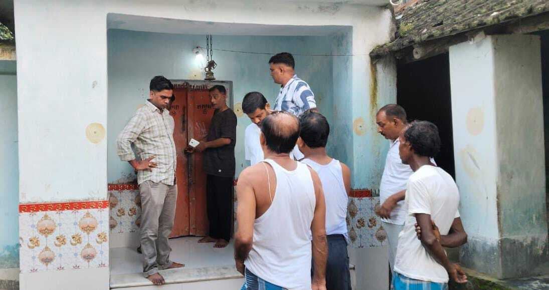 गढ़बाड़ी गांव के दो नारायण मंदिरों में चोरी की वारदात