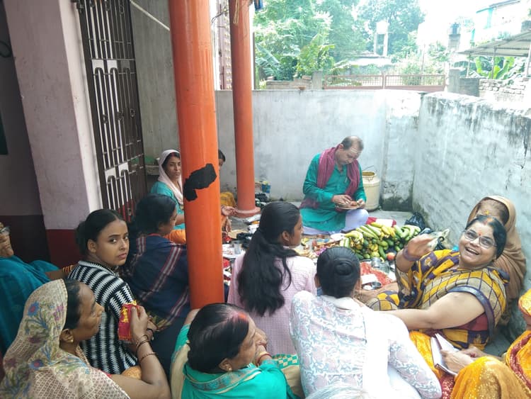 Samastipur News:दलसिंहसराय में धूमधाम से की गयी अनंत चतुर्दशी पूजा