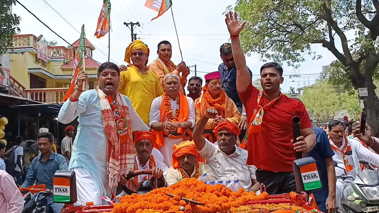 डिप्टी सीएम विजय सिन्हा के नेतृत्व में निकली अमृत लक्खी महोत्सव यात्रा