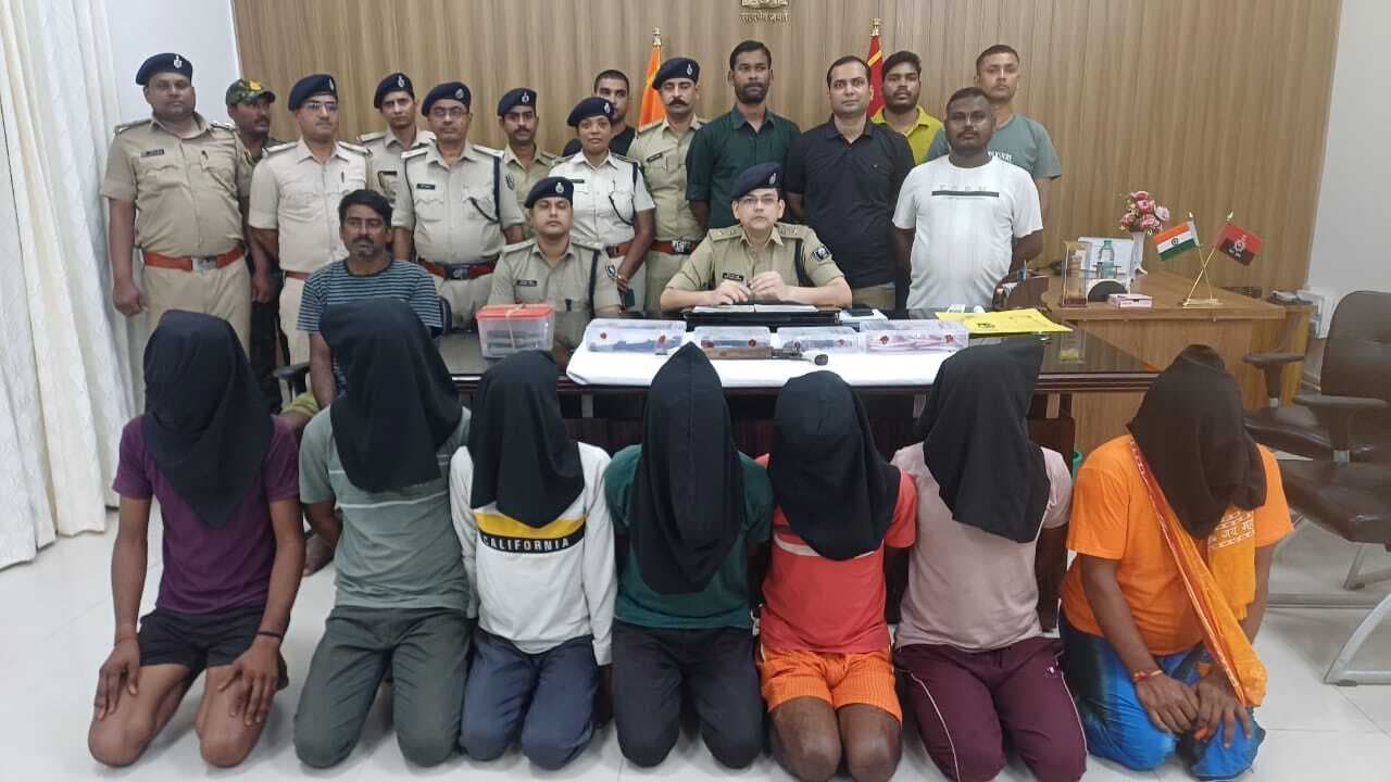 व्यवसायी पुत्र के अपहरण की साजिश को मुंगेर पुलिस ने किया नाकाम, पांच अपराधियों को दबोचा