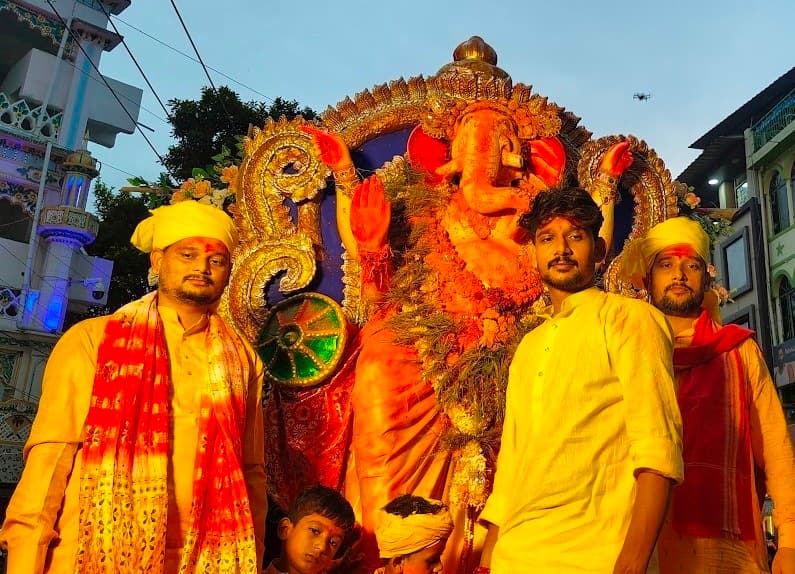 Aurangabad News : फिर आने की कामना के साथ बप्पा हुए विदा