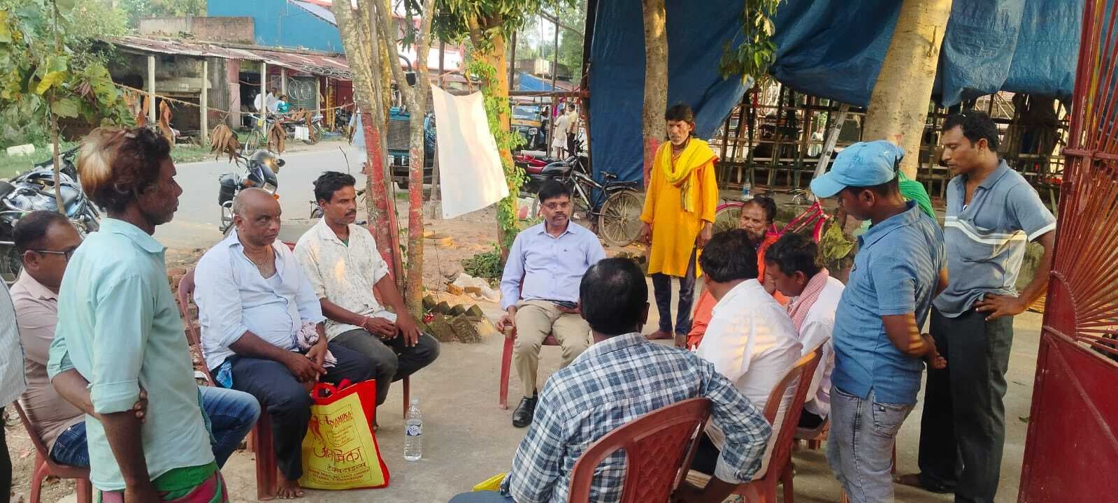 East Singhbhum News : सीओ की मौजूदगी में विवादित जमीन का सीमांकन