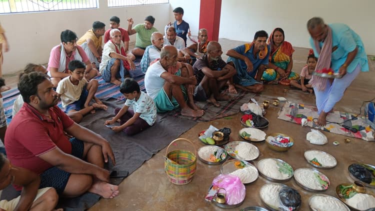 Bhagalpur news अनंत चतुर्दशी पर श्रद्धालुओं ने की भगवान अनंत की पूजा