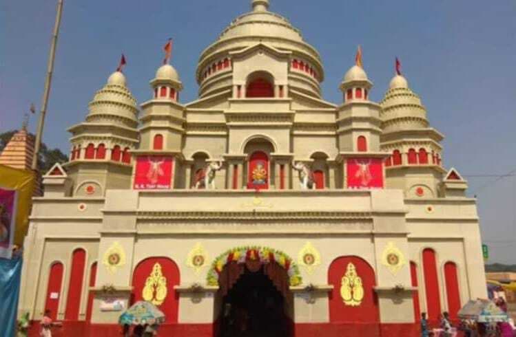 इंदिरा गांधी चौक पर 60 फिट ऊंचे मंदिरनुमा पंडाल में विराजेंगी मां शेरावाली