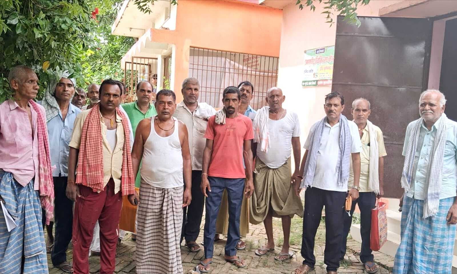 hajipur news. शाहपुर मौजा के रैयतों ने चकबंदी के आधार पर सर्वे की रखी मांग