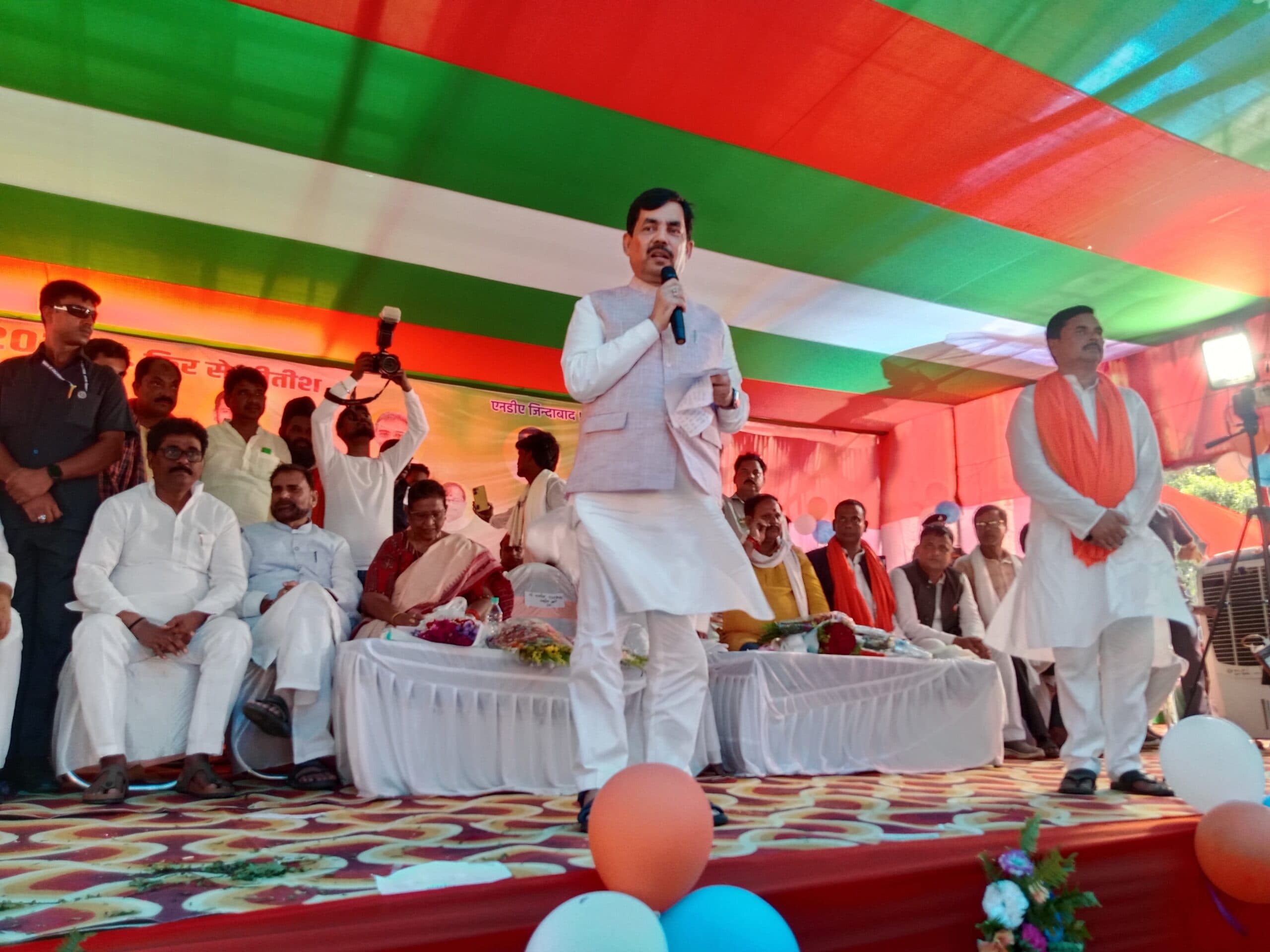 बिहार में फिर से एनडीए की सरकार का आना तय : शाहनवाज हुसैन