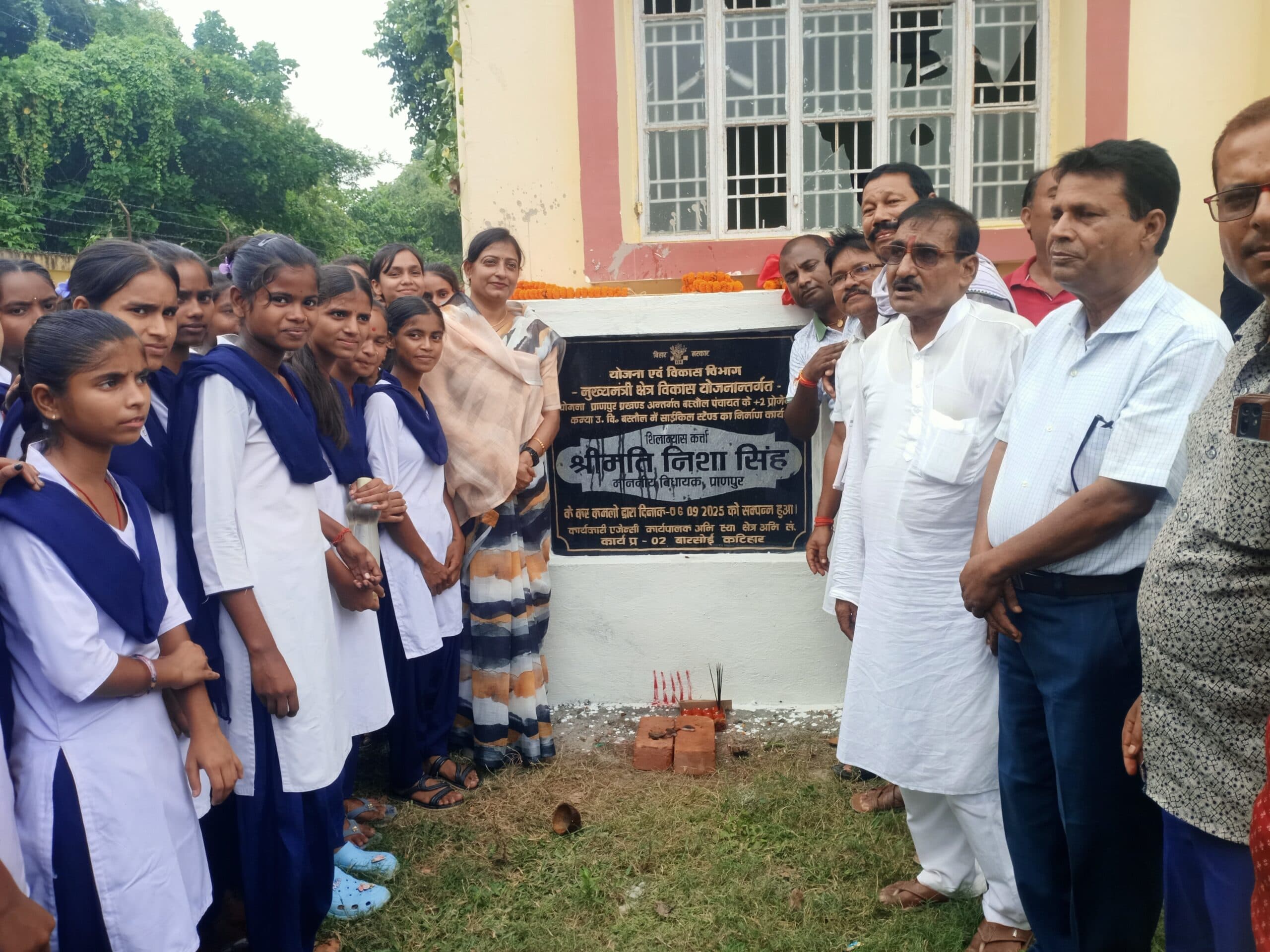 विधायक ने तीन योजनाओं का किया शिलान्यास