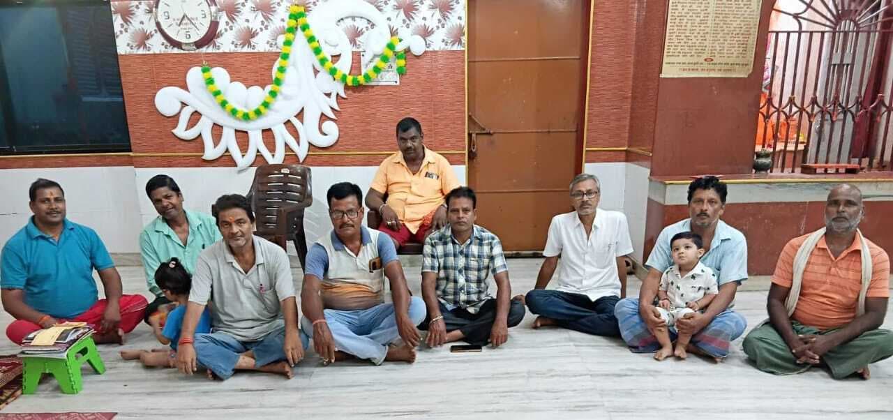 पंचमंदिर दुर्गा पूजा समिति के अध्यक्ष सरोज कुमार कुशवाहा व सचिव बने नेपाल डे