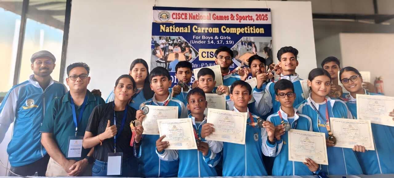 cisce national carrom tournament : सीआइएससीइ झारखंड-बिहार क्षेत्रीय टीम का शानदार प्रदर्शन