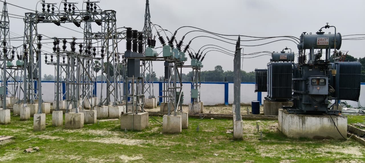 बिदेपुर में स्थापित पावर सब स्टेशन बनकर तैयार, शीघ्र बिजली आपूर्ति होगी चालू