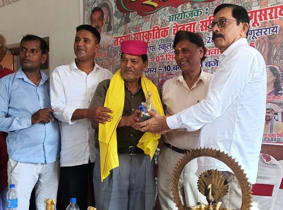 साहित्यकार राजेंद्र राज को मिला अटल साहित्य कला रत्न सम्मान