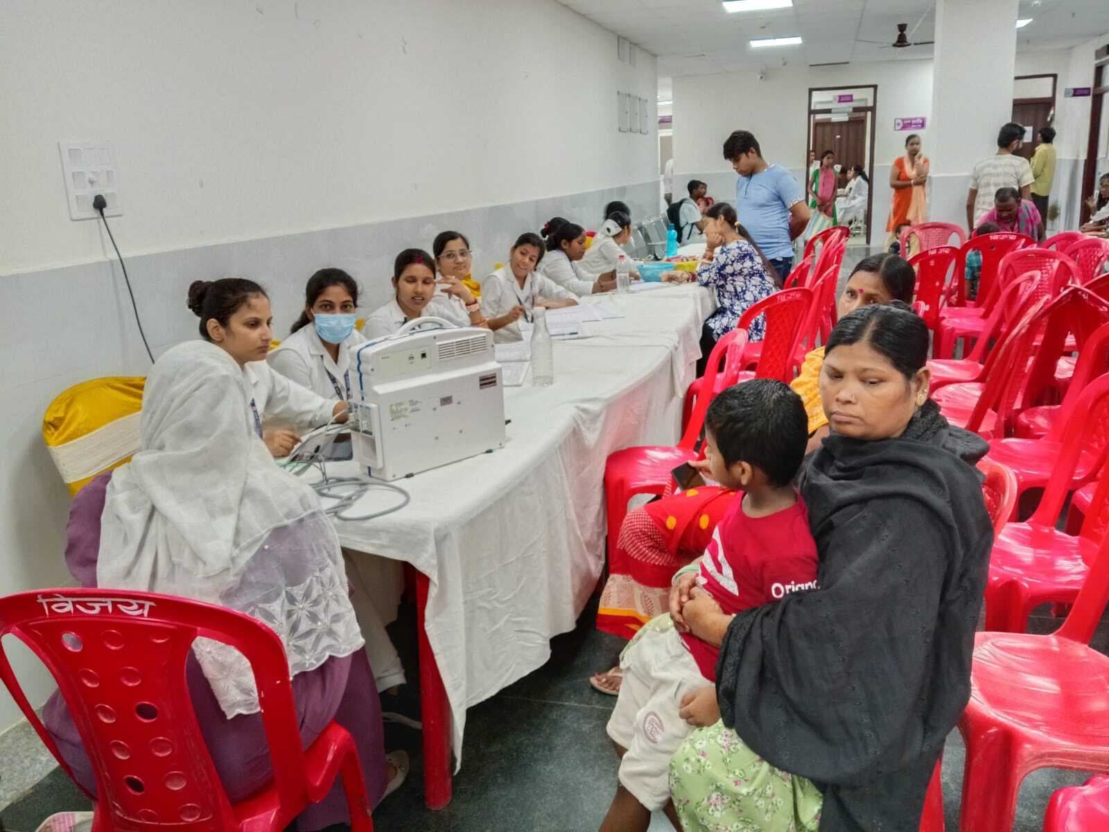 एएनसी जांच शिविर में मिली एचआरपी की एक गर्भवती