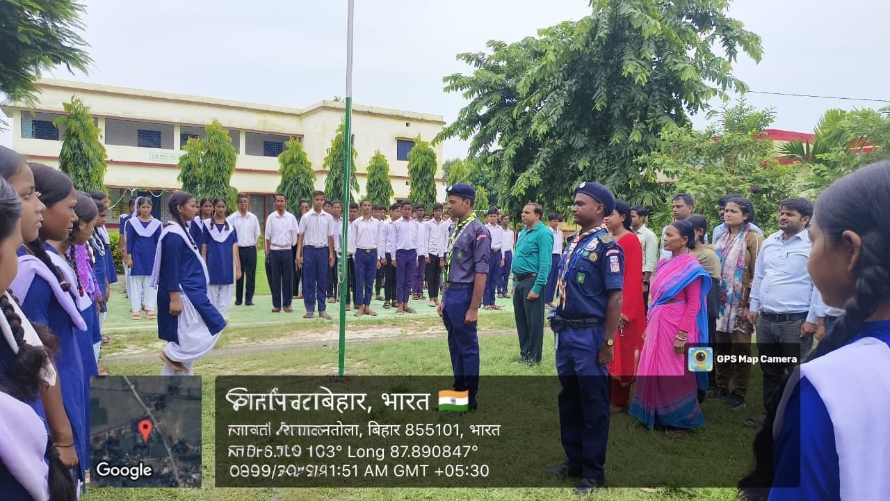 2 प्रोजेक्ट उच्च विद्यालय धनतोला में पांच दिवसीय भारत स्काउट और गाइड प्रशिक्षण शिविर का शुभारंभ