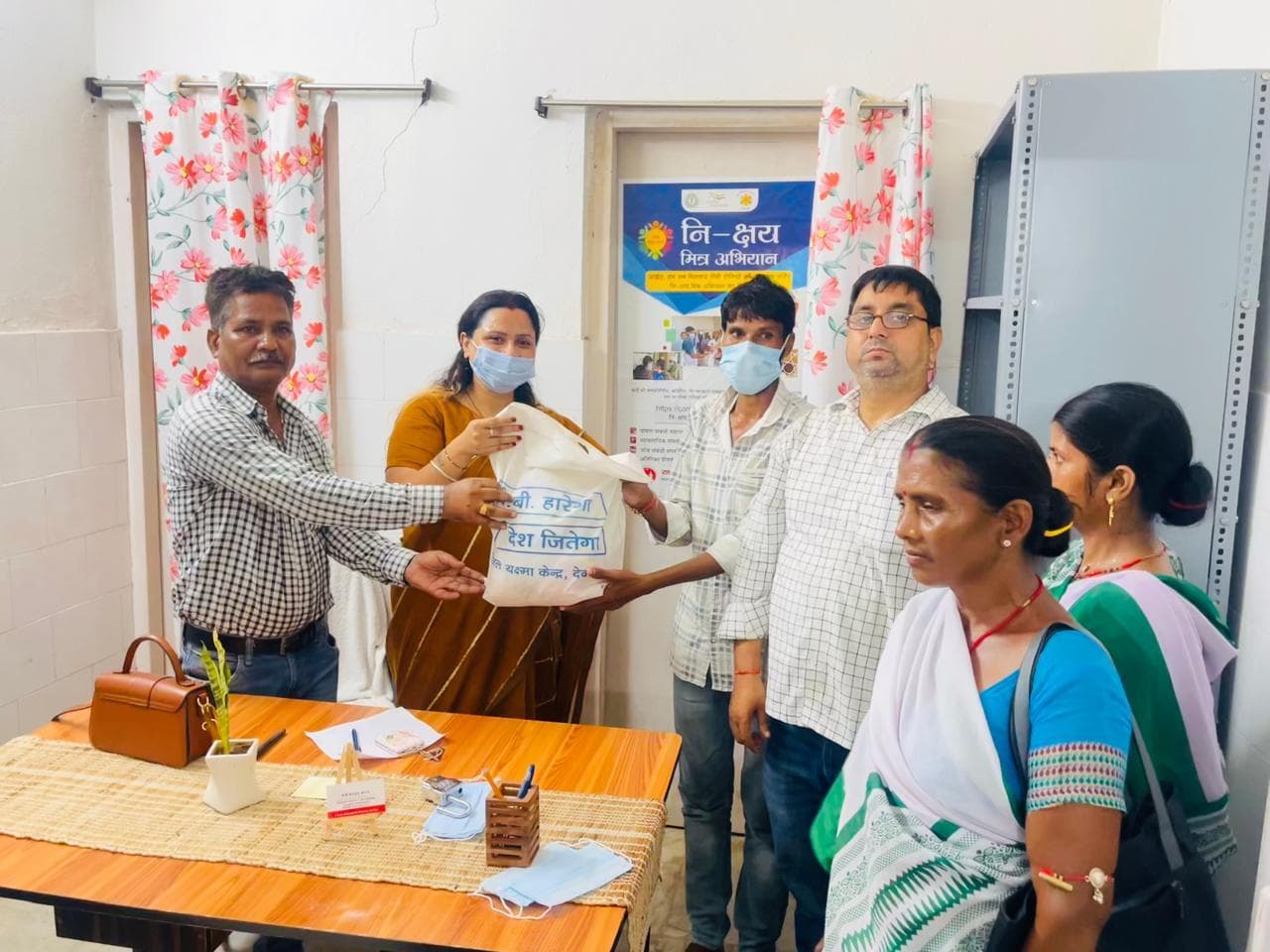 Deoghar news : निक्षय मित्र दिवस पर देश को टीबी मुक्त करने का लिया संकल्प