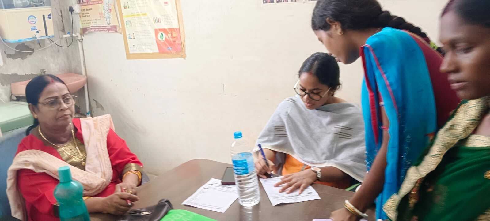 जांच शिविर में मिली दो हाई रिस्क गर्भवती महिलाएं