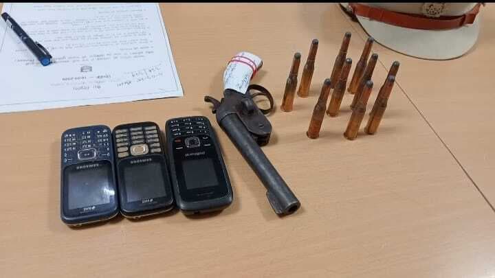 कट्टे व कारतूस के साथ चार अपराधी धराये