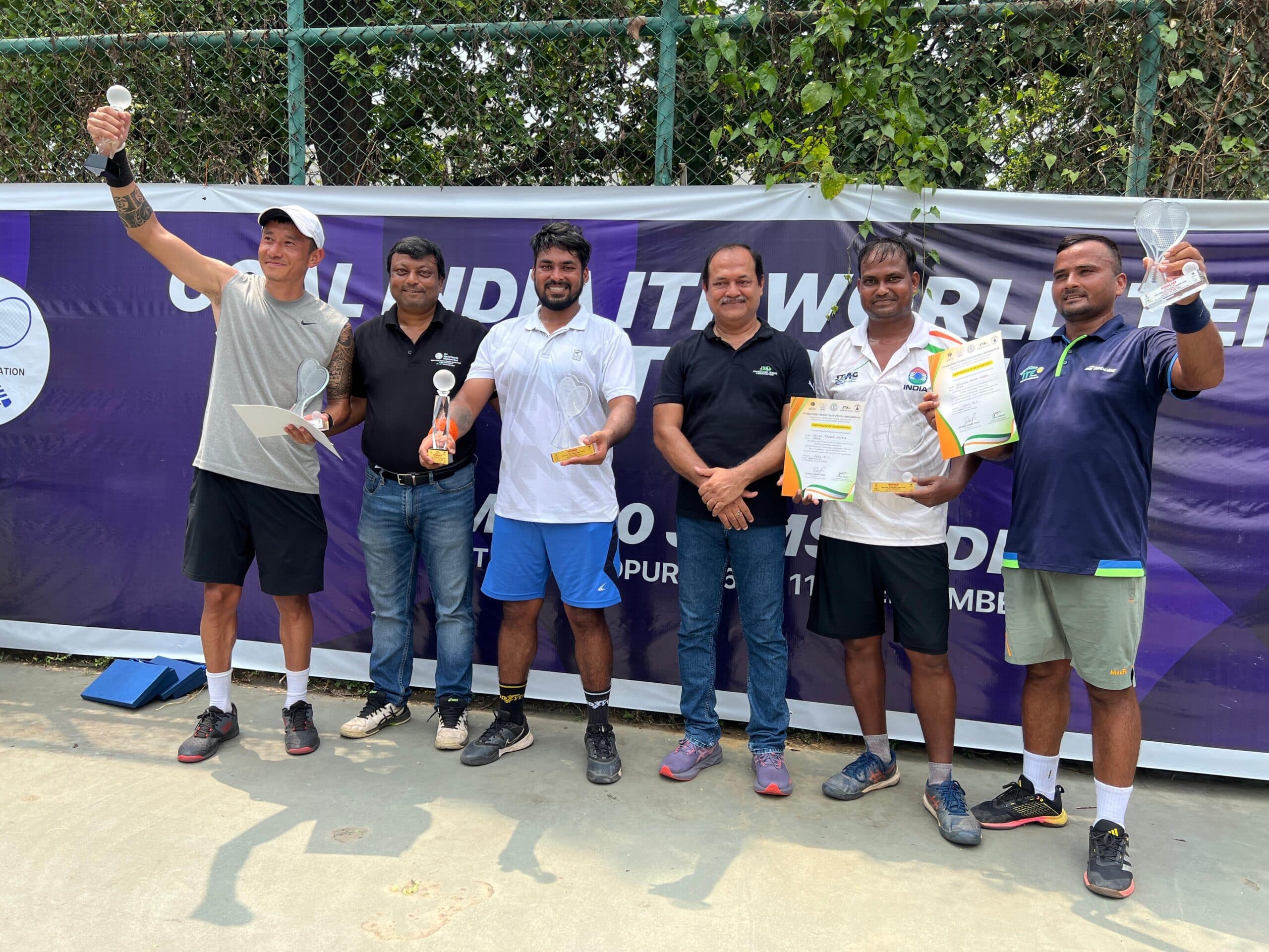 Tennis : शेखर जायसवाल को दोहरा खिताब