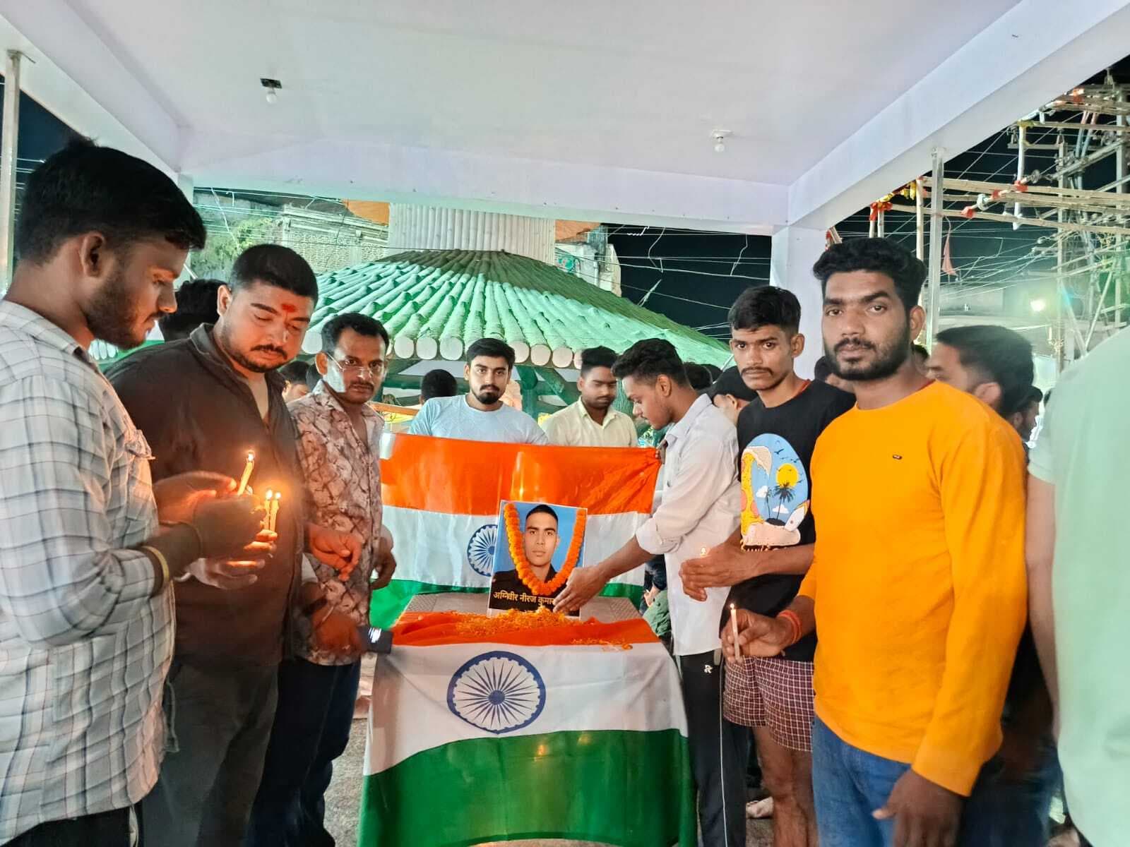 वीर सपूत नीरज चौधरी को युवाओं ने दी श्रद्धांजलि