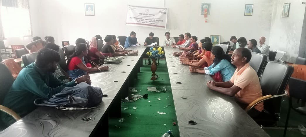 ठाकुरगंगटी में आदि कर्मयोगी अभियान को लेकर तैयारियां शुरू