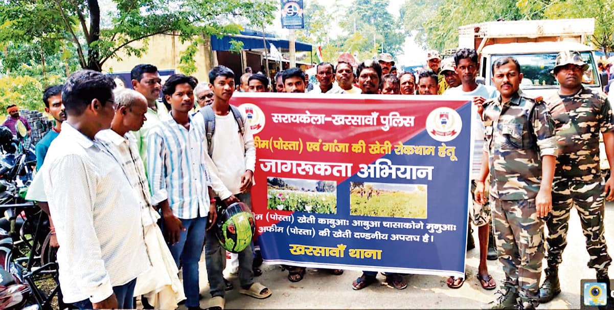 Seraikela Kharsawan News : अफीम की अवैध खेती करने वालों पर होगी कार्रवाई : एसपी