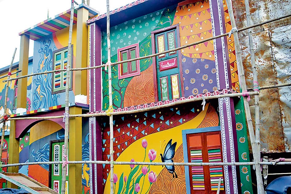 दृष्टिकोण व रंगों के उत्सव थीम पर सजेगा हाजरा पार्क दुर्गोत्सव