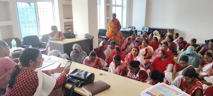 सेविकाओं को राष्ट्रीय कृमि मुक्ति दिवस कार्यक्रम को मिला प्रशिक्षण