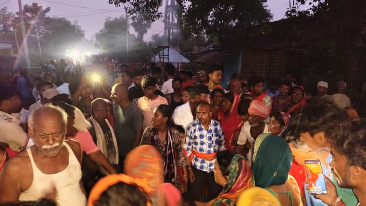 ट्रैक्टर के धक्के से बाइक सवार की मौत