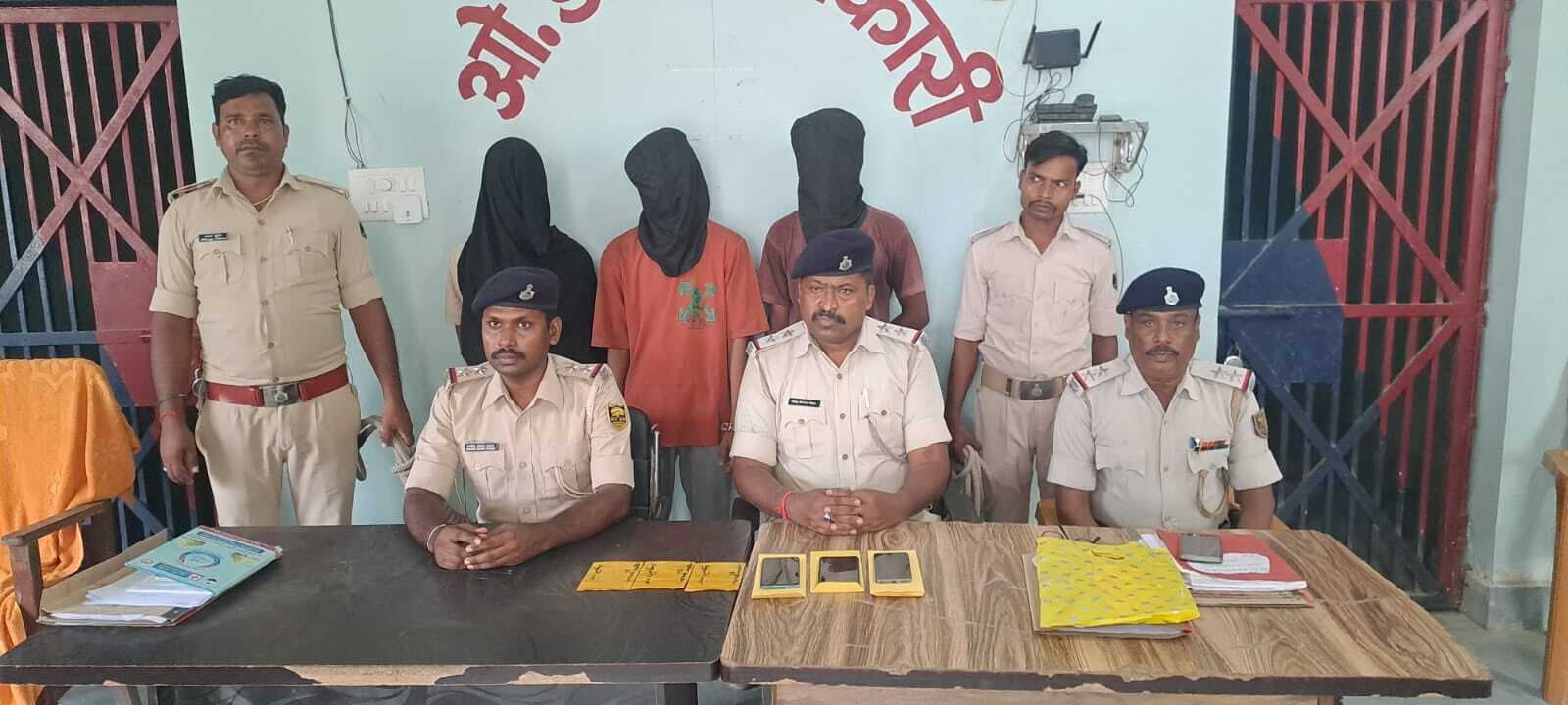 95 ग्राम स्मैक के साथ तीन गिरफ्तार