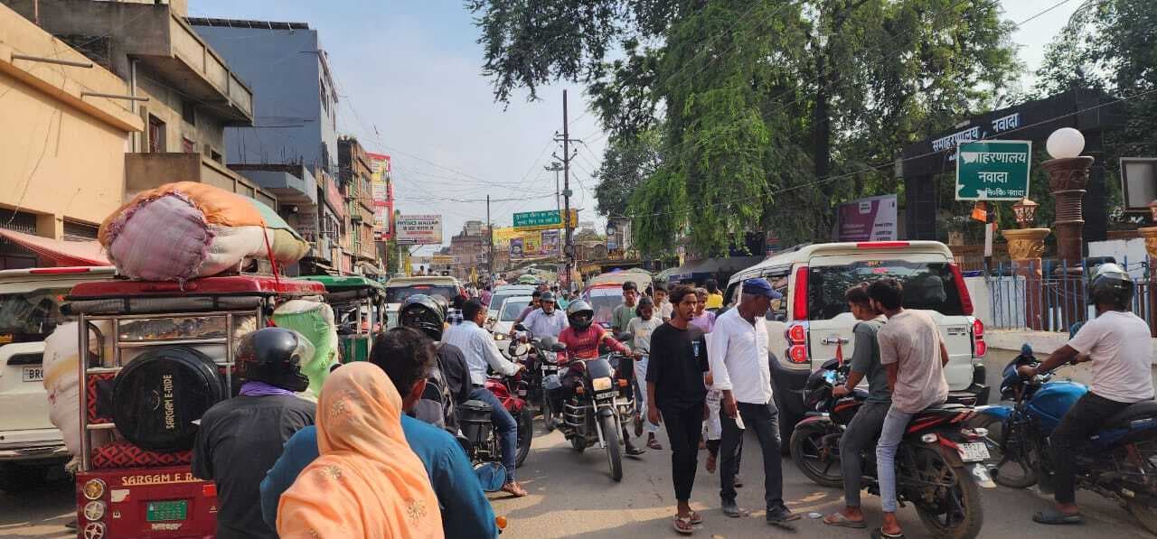 बीपीएससी परीक्षा खत्म होते ही शहर जाम से हुआ बेहाल