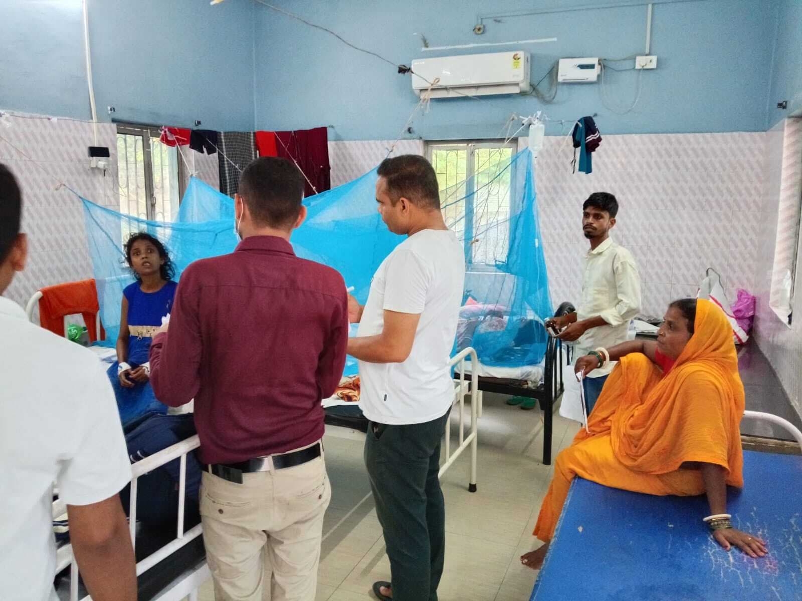 डेंगू की एक और संभावित मरीज भर्ती, एलाइजा जांच का लिया गया सैंपल