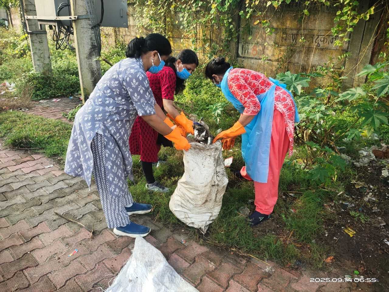 Jamshedpur news. ईडन पार्क कदमा में चला सफाई अभियान