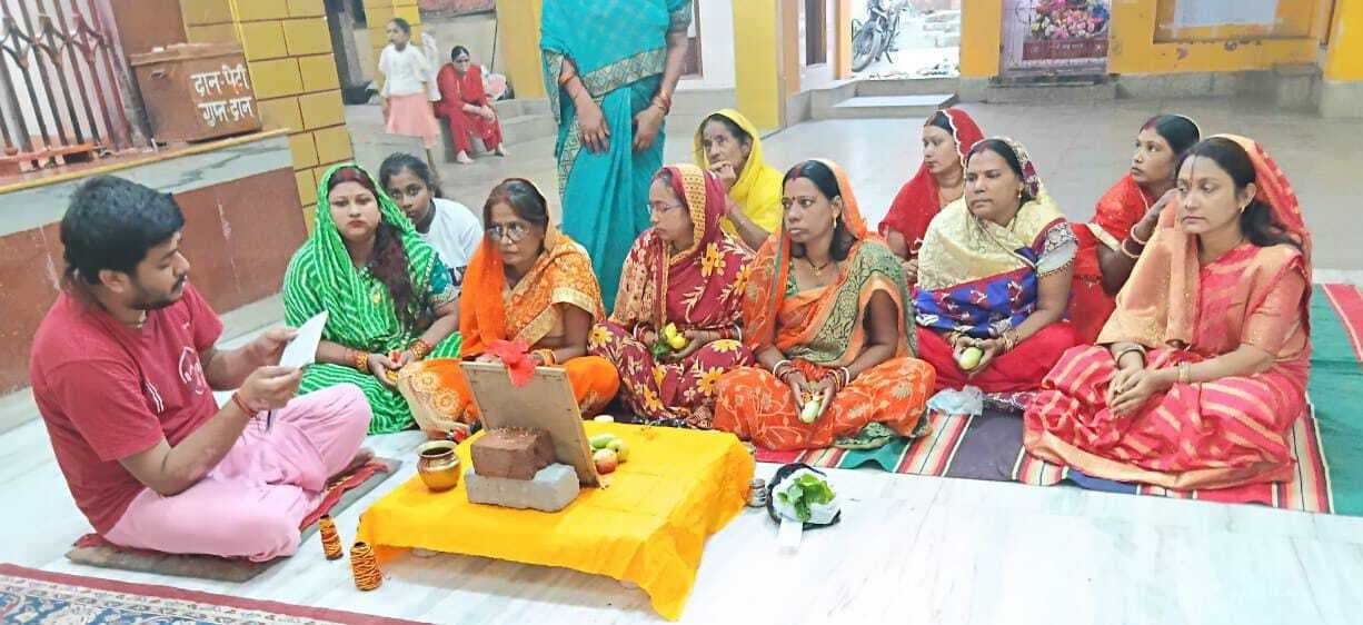 पारंपरिक रीति-रिवाज से साथ मनाया गया जिउतिया पर्व