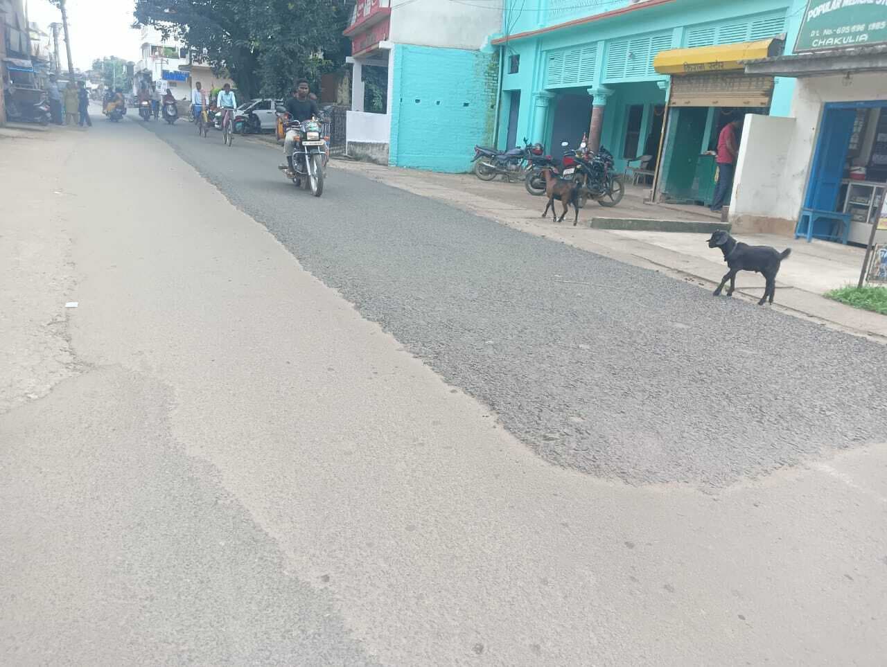 East Singhbhum News : अवैध स्पीड ब्रेकरों को नहीं हटाने पर झामुमो ने सड़क निर्माण रोका