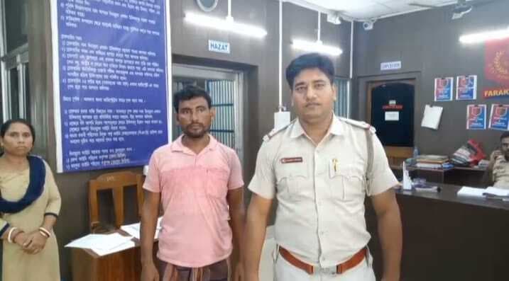 फरक्का में सात एमएम पिस्टल के साथ युवक गिरफ्तार