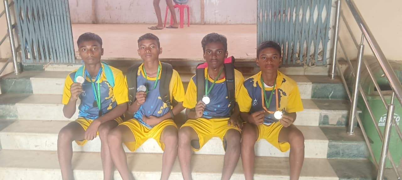खेलो झारखंड प्रतियोगिता में विद्यार्थियों ने जीते मेडल